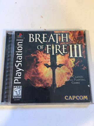 Breath Of Fire Iii Sony Playstation 1 Very Rare Ps1