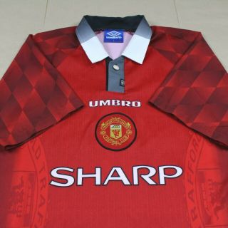 Manchester United 1996 1998 Home Shirt RARE Umbro Classic CANTONA 7 2