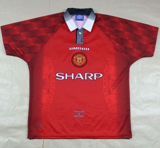 Manchester United 1996 1998 Home Shirt RARE Umbro Classic CANTONA 7 3