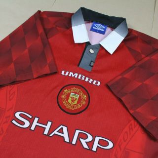 Manchester United 1996 1998 Home Shirt RARE Umbro Classic CANTONA 7 7