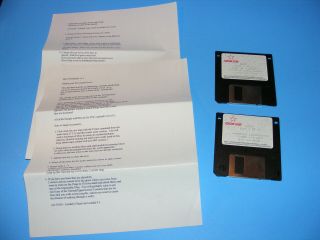 Doom 1993 Version 1.  2 Shareware 3.  5 " Floppy Disk Pc Rare Vintage Game