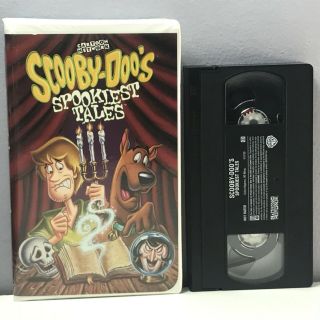 Scooby - Doo’s Spookiest Tales Vhs Video Tape 2001 Clamshell Case Nearly Rare