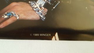 Winger band DOOR poster RARE VINTAGE 26x75 