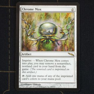 Chrome Mox 152 (1x Card) - Mtg Mirrodin,  Rare,  Lp,  (d)