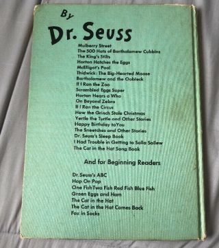 If I Ran the Zoo First Edition Early Printing Dr.  Seuss 1950 Rare Book 5