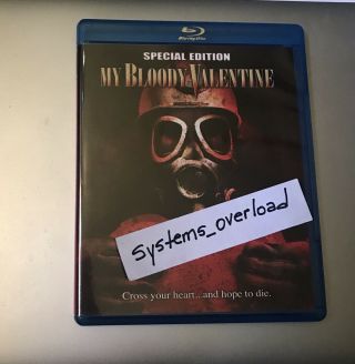 My Bloody Valentine (1981 Blu - Ray Disc) Special Edition Oop Rare