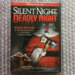 Silent Night Deadly Night 3 - 5 Rare Oop (dvd,  3 Disc Set) Horror