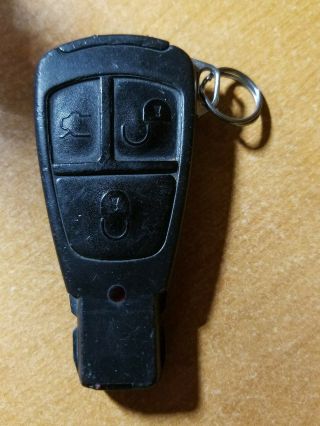 Oem Mercedes Benz C E S Class Smart Key Remote Fob Iyz 3302 4 Button Entry Rare