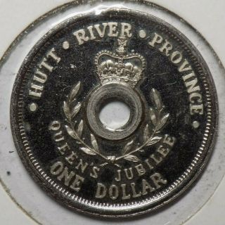 Hutt River Province 1977 Holey Dollar (silver Jubilee).  Very Rare