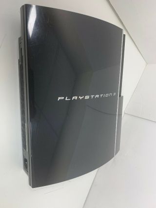 RARE SONY PLAYSTATION 3 CECHL04 80GB CONSOLE FAT PS3,  3 Controls 6