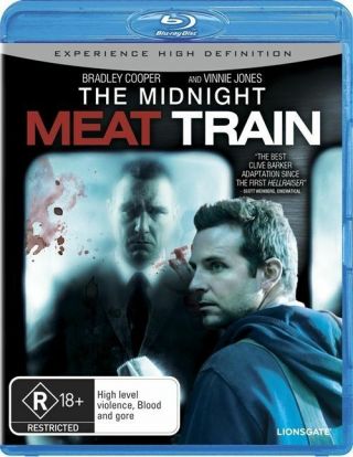 The Midnight Meat Train (blu - Ray Blu Ray) Rare Australian Release Region B