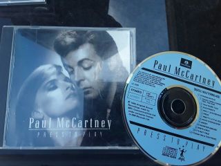 Paul Mccartney Press To Play Uk Import Cd Blue Face Rare 1986 The Beatles Oop