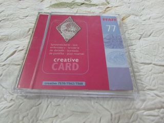 Pfaff Creative Fantasy Embroidery Card 77 Lace 7570 7560 2140 2170 Rare