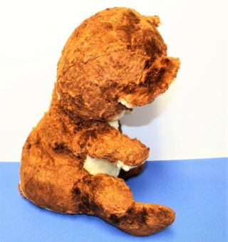 Rushton Rubber Face Vintage Sad Crying Pouting 15” Plush Teddy Bear,  Rare 4