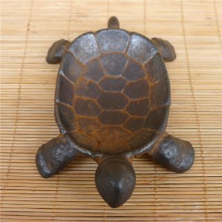 Rare Old Iron INK STONE in Tortoise Shaped Chinese ink stone“老铁乌龟砚台” 4