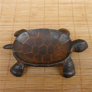 Rare Old Iron INK STONE in Tortoise Shaped Chinese ink stone“老铁乌龟砚台” 5