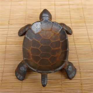 Rare Old Iron INK STONE in Tortoise Shaped Chinese ink stone“老铁乌龟砚台” 6