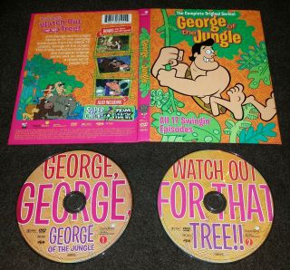 1967 George Of The Jungle Complete Series Dvd 2 - Disc Set Oop Rare