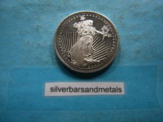 1/2 Oz Standing Liberty Mini 999 Silver Coin Rare Sharp Cool Pendant Item Idea