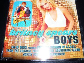 Britney Spears Boys Rare Australian 4 Track Cd Single - Like