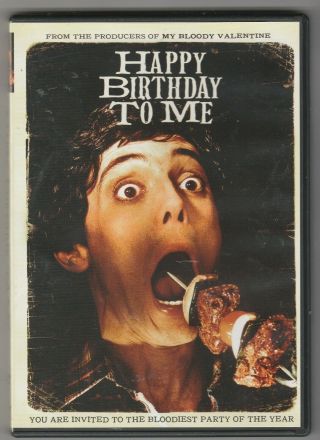 Happy Birthday To Me Dvd Widescreen Rare Htf Cult 80s Slasher Horror