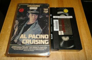 Cruising (vhs,  1980) Al Pacino Cbs Fox - Rare Mystery Gay Interest Sleaze