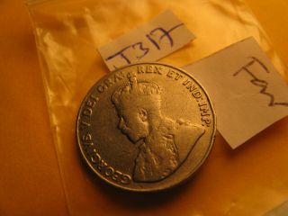 1926 Far 6 Rare Keydate Canada 5 Cent Coin Idj317.