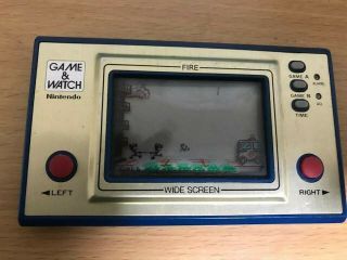 Game And Watch Nintendo Fire Rare