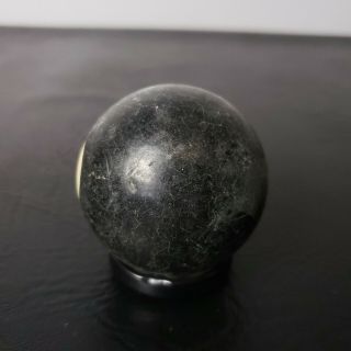 Antique Pool / Billiards Number 8 Clay Ball Rare 4