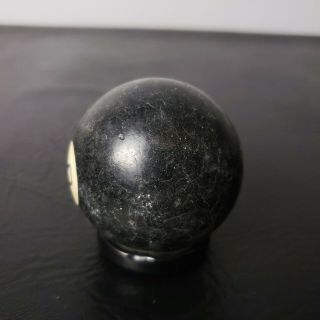 Antique Pool / Billiards Number 8 Clay Ball Rare 5