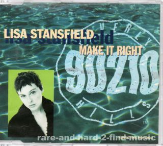 Lisa Stansfield Make It Right Uk Cd Single Beverly Hills 90210 R Kelly Rare