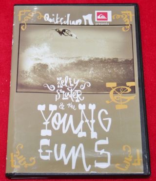 Kelly Slater & The Young Guns Quicksilver Surfing Dvd Rare Dane Reynolds