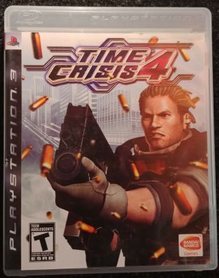 Time Crisis 4 Ps3 Playstation 3 Complete Rare Bandai Namco