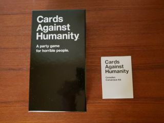 Cards Against Humanity Canadian Expansion Kit Rare,  Ver.  2.  0 Full Game