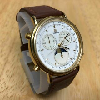 RARE NOBLIA MOONPHASE MEN WATCH JAPAN MADE BY CITIZEN 2