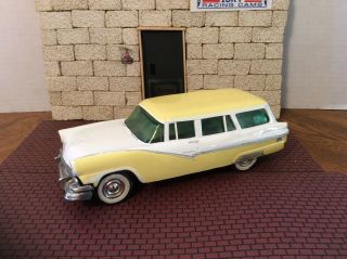 Rare 1956 Ford Country Sedan Two - Tone Yellow/white Green Tint Windows Promo Car