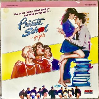 Private School For Girls Rare Hard To Find 12” Laserdisc Movie Pheobe Cates
