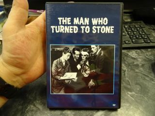 The Man Who Turned To Stone (dvd,  2010) Rare Oop