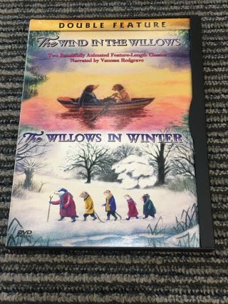 The Wind In The Willows,  Willows In Winter (dvd,  1999) Animated Cartoon Usa Rare