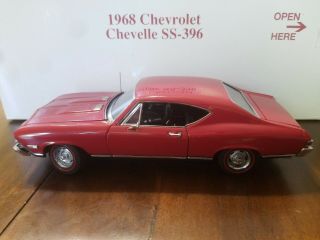 Danbury 1968 Chevy Chevrolet Chevelle Ss - 396 1:24 Rare Muscle