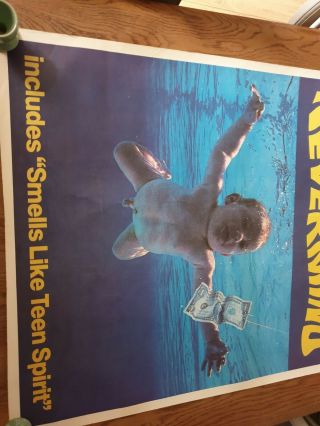 Nirvana Nevermind Rare Vintage Music Poster 61cm x 86cm,  Kurt Cobain 1991 3