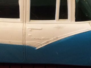 RARE 1956 FORD COUNTRY SEDAN TWO - TONE BLUEWHITE GREEN TINT WINDOWS PROMO CAR 4