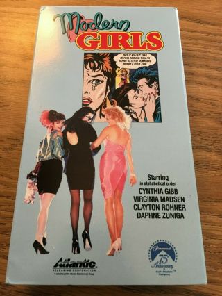 Modern Girls (vhs,  1986) Cynthia Gibb,  Daphne Zuniga,  Virginia Madsen Rare