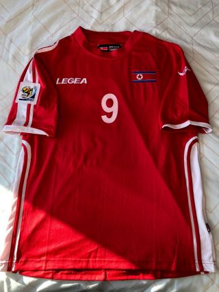 Rare North Korea Player Issue Home Shirt - Legea - Size Xl - World Cup 2010