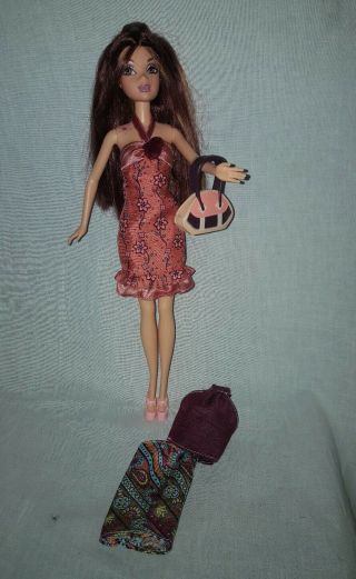 Barbie My Scene Doll Chelsea Club Birthday Doll With Tattoo Rare & Accessories