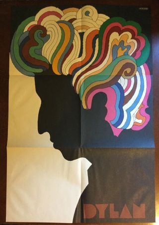 Bob Dylan Poster 1967 Milton Glaser Poster Only Rare
