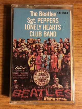 The Beatles Sgt.  Peppers Rare Cassette Tape Late Nite Bargain