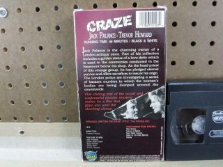 VHS tape Craze Demon Master Jack Palance Trevor Howard Burbank Video rare 2