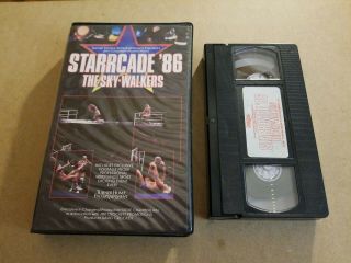 Nwa Wcw Starrcade 1986 86 Sky Walkers Rare Non Rental Vhs Video Wrestling Wwe
