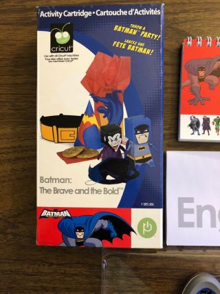 BATMAN: RARE The Brave and the Bold Cricut Activity Cartridge Complete DC Comics 2